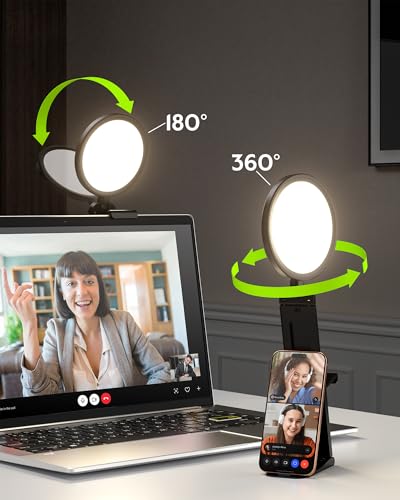 LitONES 5inch V01C Video Light USB 2.0, 11.7oz, 450Lumens, 10-Level Brightness, 5 Color Temperatures, Continuous Illumination