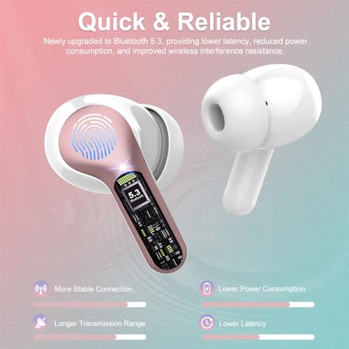 BESNOOW I53 In-Ear Bluetooth Earbuds Wireless 5.4 IP7 Water Resistant