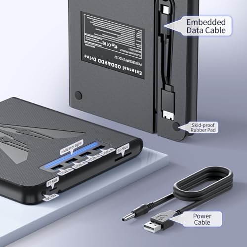 LLMHHKYK External Blu-ray Drive KL001 100GB 8x USB 3.0 Type-A & C