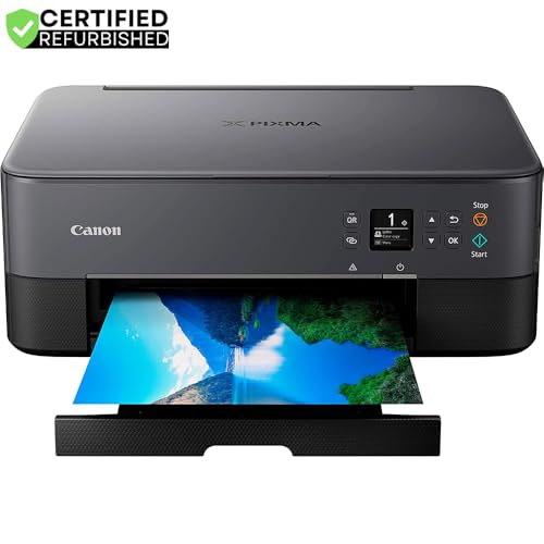 Canon PIXMA TS6420 Wireless Inkjet All-in-One Printer CRTE1CNPIXTS6420BLK Color 4800x1200 dpi Dual-Sided Printing
