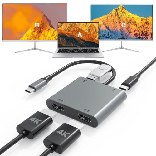 Fophmo USB Type-C Adapter HC-89 4K@60Hz 1x USB-A 4 Ports