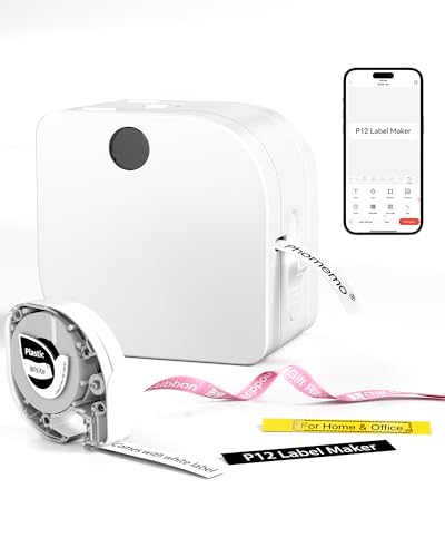 Phomemo 12mm P12 203dpi Thermal Label Maker Printer