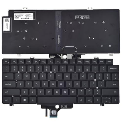 KBRPARTS 84 Keys USB Powered Flexible Keyboard for Dell Latitude 5420 5421 5430 5431 5440 5450 7420 7430 7520 7530 and Precision 3470 3480 3490 Models - Grey