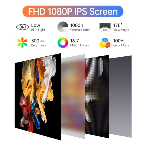 ForHelp 15.6 FHD 1080p 60Hz IPS Monitor
