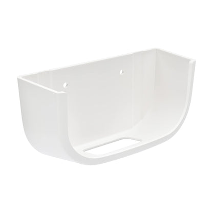 Holicfun 5.83" x 2.56" x 1.97" Wall Mount HF0241 White Plastic