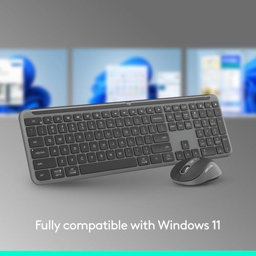 Logitech MK955 Wireless Keyboard and Mouse Combo Bluetooth Multi-OS