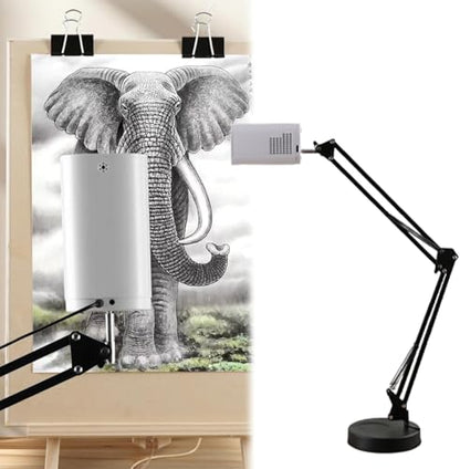 SICWEDIM Art Projector 1920 x 1080 Resolution Manual Focus LCD Projector