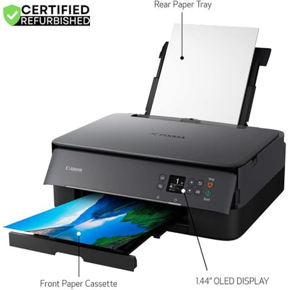 Canon PIXMA TS6420 Wireless Inkjet All-in-One Printer CRTE1CNPIXTS6420BLK Color 4800x1200 dpi Dual-Sided Printing