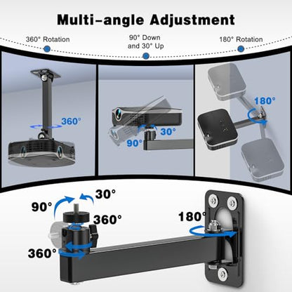 BAISHUN 1.0 Count CJX-109-US Wall Mount Adjustable Projector Arm