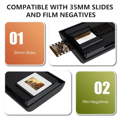 DGODRT FS325-2026 Film Scanner for 35mm Slides 800 dpi