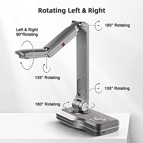 JOYUSING 4 inches V508 8MP 2448p Document Camera