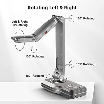 JOYUSING 4 inches V508 8MP 2448p Document Camera