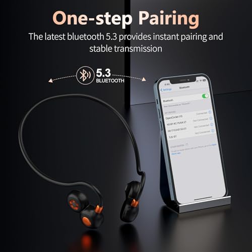 Ortizan I10 Open Ear Wireless Headphones Bluetooth 5.3 Dynamic Driver 10h Battery