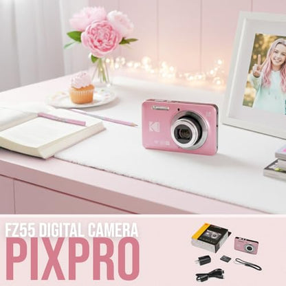 Kodak PixPro Friendly Zoom FZ55 16MP Camera 1080p Digital Compact Camera