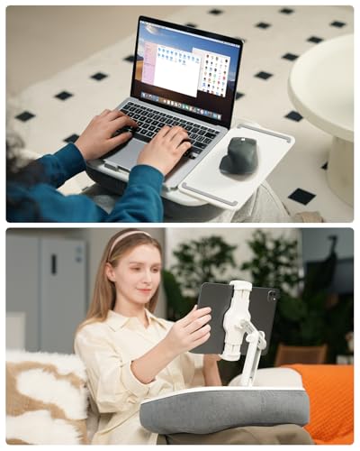 Viozon B6 Multifunctional Adjustable Pillow Stand with Storage for Devices up to 15"