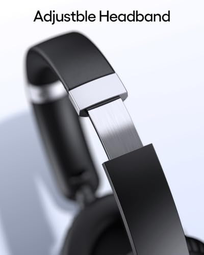 TAGRY H08 Over Ear Headphones with Bluetooth Connectivity, Active Noise Cancellation, and 100 Hours Playtime
