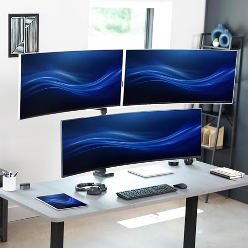 VIVO 49 Inch STAND-V300D Tabletop Mount Articulating Monitor Arm