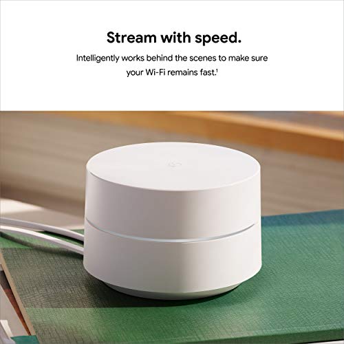 Google 1 Count GA02430-US Dual-Band Wi-Fi 5 Mesh Router 1 Gbps 802.11ac
