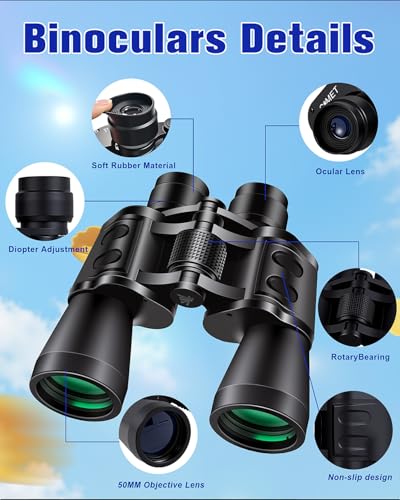 Sfeoot 20x50 HJD010 BAK-4 Prism Waterproof Binoculars