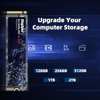 KingSpec 512GB 3f18df96-b2f4-46cf-b297-b9c29940122b Internal Solid State Drive M.2 NVMe 2400MB/s