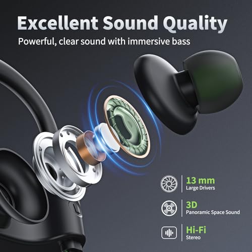 JOYWISE Wireless Earbuds U18C Bluetooth 5.3 Waterproof 16 Hours Playtime In-Ear Headphones