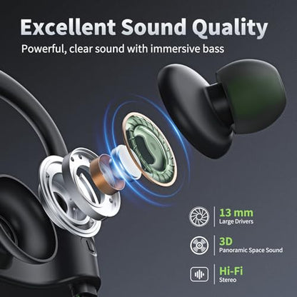 JOYWISE Wireless Earbuds U18C Bluetooth 5.3 Waterproof 16 Hours Playtime In-Ear Headphones