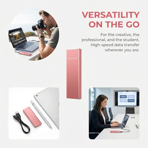 Western Digital 4TB External Solid State Drive USB 3.0 Type-C