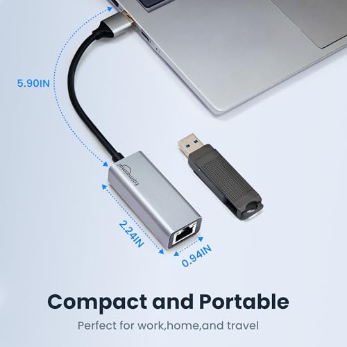 eqimaimai USB 3.0 A to RJ45 Ethernet Adapter Model Number: USBA TO RJ45 Data Transfer Rate: 1000 Mbps Compatible OS: Mac OS 13, Windows 11, Linux