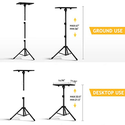 Facilife Adjustable Portable Projector Stand ZJJA77-2-SBN