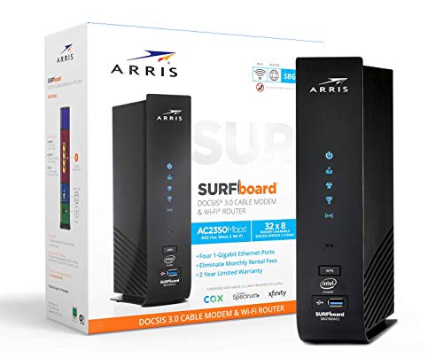 ARRIS SBG7600AC2 1 Unit Dual-Band AC2350 Cable Modem & Wi-Fi Router