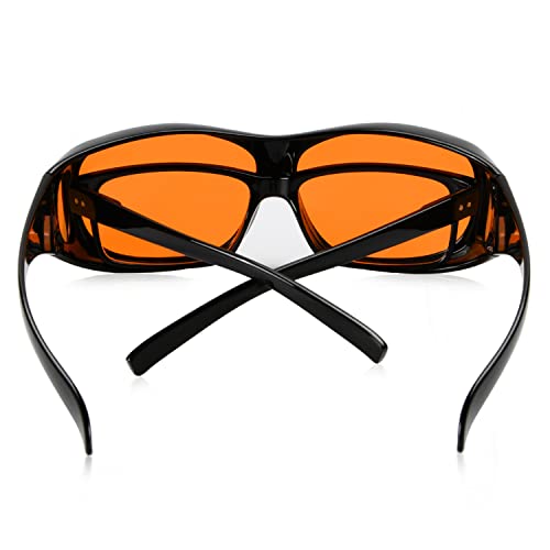 Eyekepper 1 Count DSXM1806-1C01-0-H1- Blue Light Blocking Glasses 61mm Lens Width Full Rim Rectangular