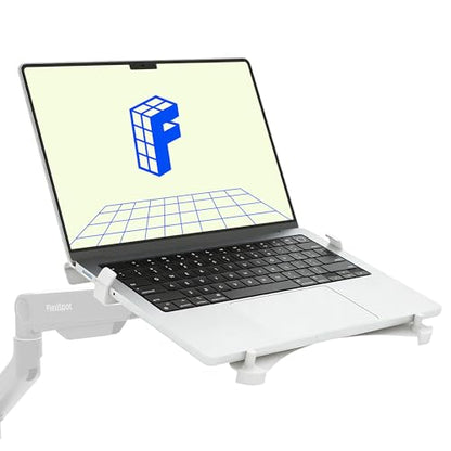 FlexiSpot Laptop Tray for Monitor Arm, VESA Mount 75x75/100x100mm, Supports Laptops up to 17.3in