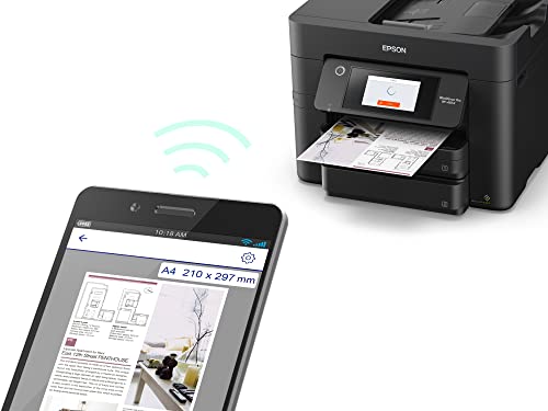 Epson WorkForce Pro 4834 All-in-One Multifunction Printer, 4800 x 2400, 25 ppm, Inkjet