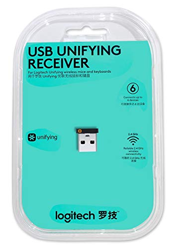 Logitech USB Unifying Receiver 2.0 Count USB Computer Network Adapter