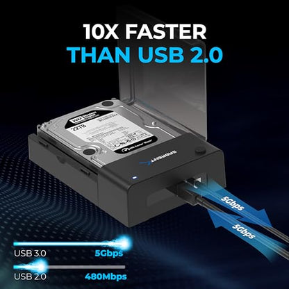 SABRENT 3.5 Inch EC-DFLT USB 3.0 External Hard Drive Docking Station