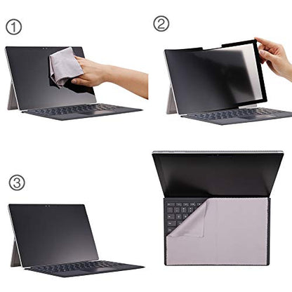 FILMEXT 13.5 inch Surface Laptop 3/4/5 Privacy Screen Protector Filter Model: surface laptop privacy screen 13.5 inch
