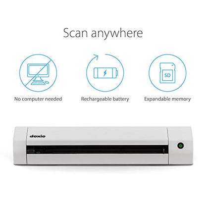 Doxie 12.2" Go SE Receipt Scanner 600dpi