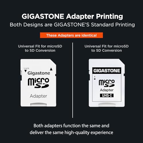 Gigastone 64GB 4K Camera Pro Micro SDXC Memory Card UHS-I U3 A2 V30