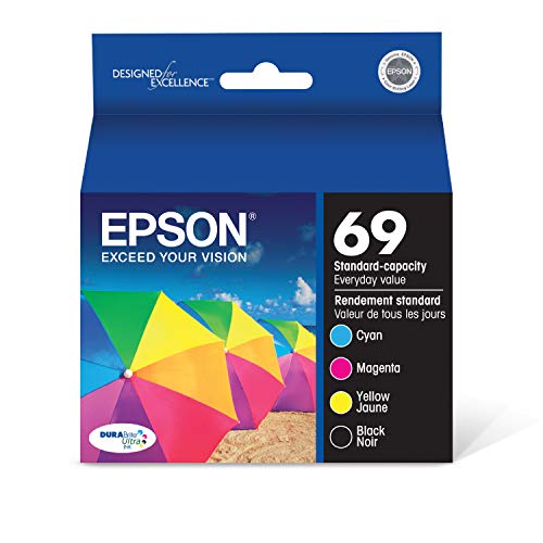 Epson 69 Combo Ink Cartridges 4.5 x 4.5 x 2.5 inches 5 ounces B07GKZ8JYH