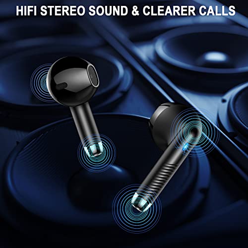 Jxrev J53 Wireless Earbuds Bluetooth 5.4 Standard Sound Isolation