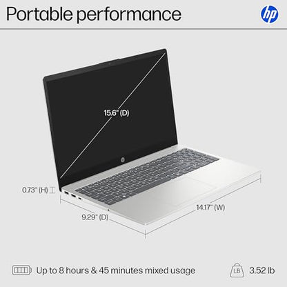 HP 15.6 inch Laptop B8QH8UA#ABA 1366 x 768 60Hz LCD Laptop