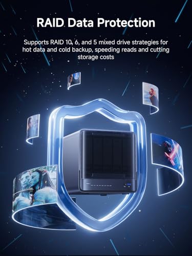MINISFORUM 188TB NAS N5 Pro, AMD Ryzen AI 9 HX PRO 370, 96GB ECC DDR5, 128GB SSD, 10GbE/5GbE, 8K HDMI, USB4, Mini-ITX