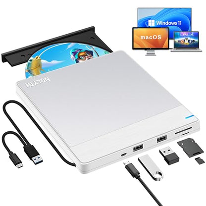 NOLYTH 0.7inch Portable External CD/DVD Drive CT-CDW02