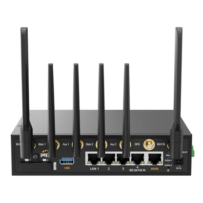 Peplink BR2 Dual-Band Wireless 802.11ac Router with 5 GHz Frequency | 300 Mbps Data Transfer Rate | 5 LAN Ports | 12V Voltage