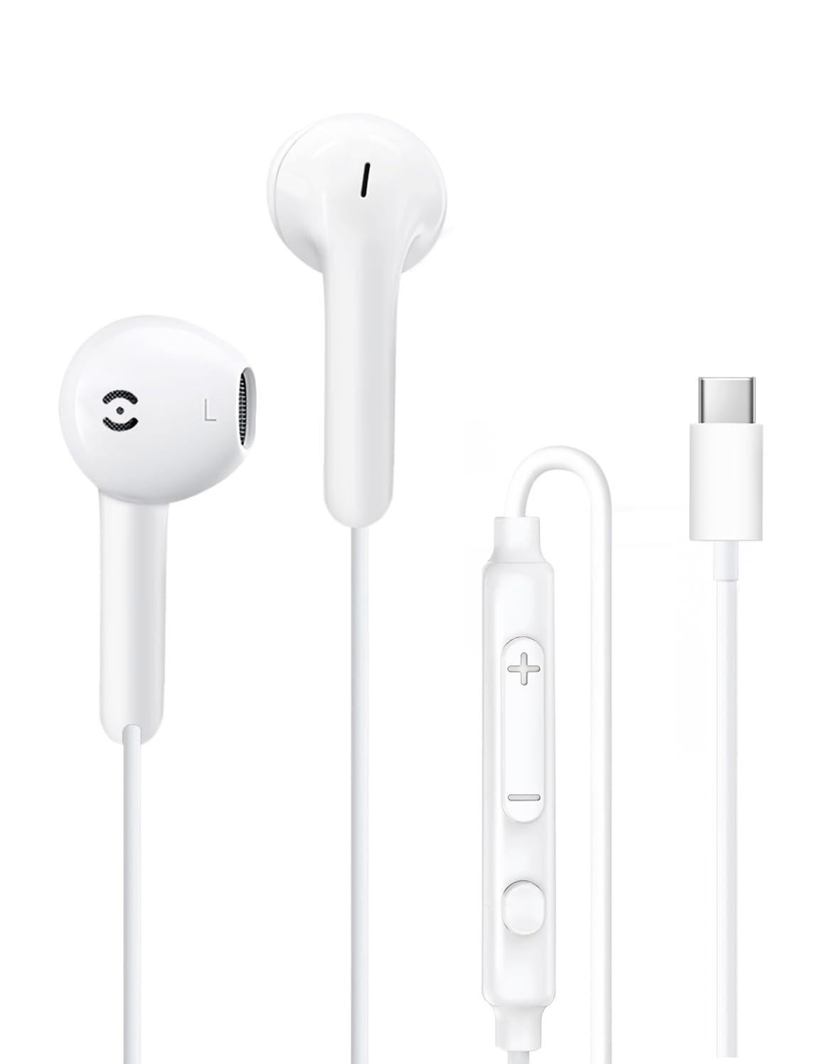 MAS CARNEY TH9 Wired Headphones In-Ear Dynamic Driver 20Hz-20kHz Plastic USB-C