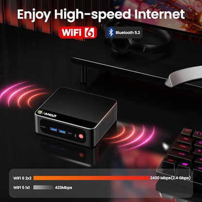 Beelink Mini PC SEI 5500U 4K AMD Ryzen 5 2.1-4.0GHz 16GB DDR4 500GB SSD Mini Computer