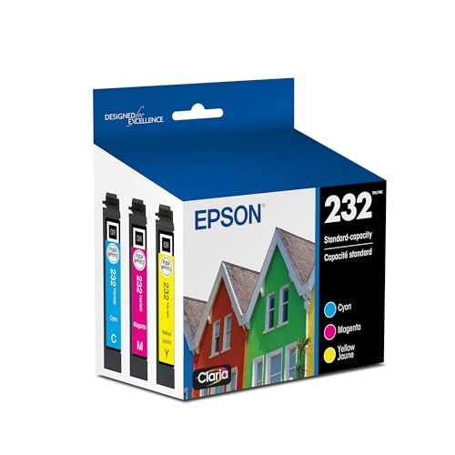 Epson T232520-S Genuine Ink Cartridge Cyan, Magenta, Yellow 600 Pages Multi Inkjet Color Printing