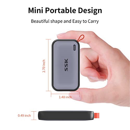 SSK 2TB SD500 External Solid State Drive USB 3.2 Gen 2 Portable SSD