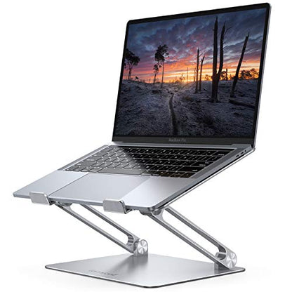 Lamicall 12x10x2 ln09 Aluminum Adjustable Laptop Stand Tabletop Compatible with Laptops 10-17.3 inches