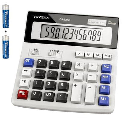 yxzzhx Standard Function Calculator 4.68 Inch LCD Display